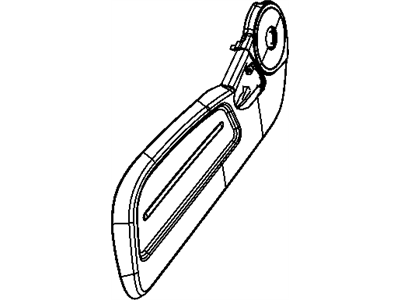 Dodge 1FY461DVAA SHIELD Seat Outboard Outer Shield