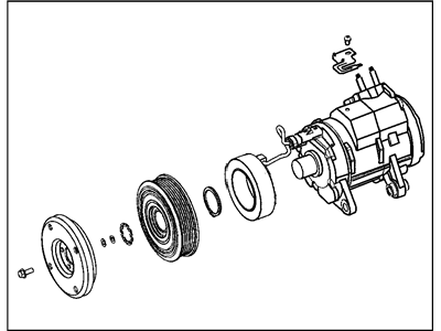 Dodge Durango A/C Compressor - R5111440AC