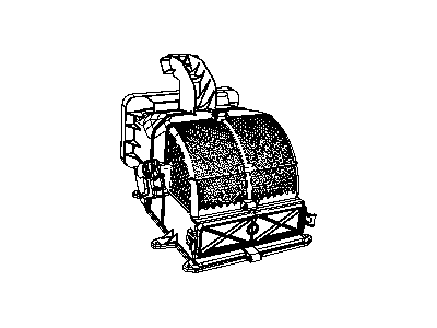 Ram 68029737AB HOUSING Air Inlet Includes: Filter Door, Recirc Door, Actuator, Screws