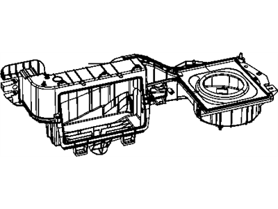 Ram 68029730AA COVER Heater Core Tubes