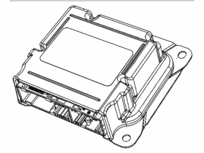 Ram Air Bag Control Module - 68399787AC
