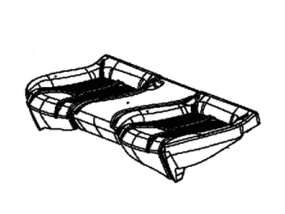 Dodge 5SJ18DX9AA Cover - Rear Seat Cushion