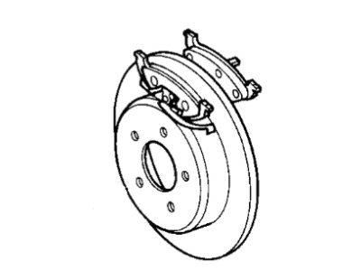 1999 Dodge Grand Caravan Brake Pad - VRNS4036AC