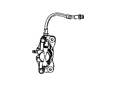 2014 Jeep Compass Brake Line - 68171914AA