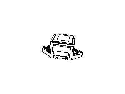 Mopar 56038834AA Sensor Dynamics Lateral Acceleration And Yaw Rate