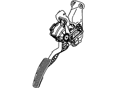 Dodge 4861681AA PEDAL Accelerator