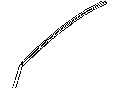 Dodge 5020498AA MOLDING Front Door Closeout