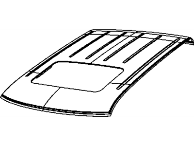 Ram 55372215AB PANEL Roof With Sunroof Opening