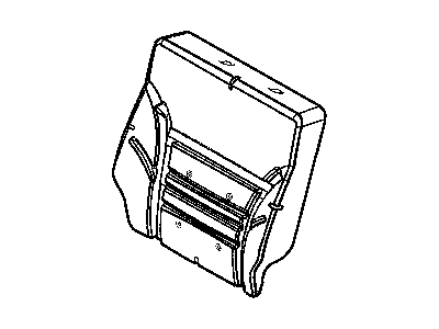 Dodge WN351DVAA COVER Rear Seat Back