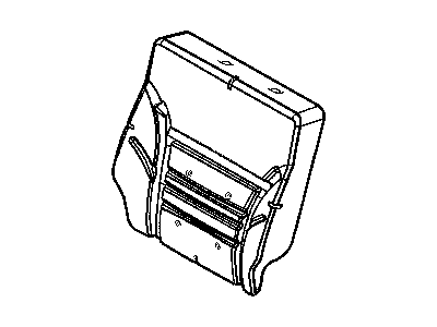 Dodge WN341DVAA COVER Rear Seat Back