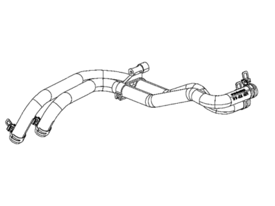 Mopar 4893434AD Hose Heater Return
