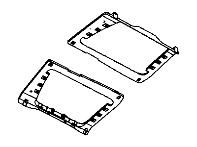 Jeep 68029386AA RETAINER Sunshade