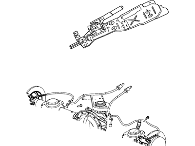 Jeep 52128510AG CABLE Parking Brake