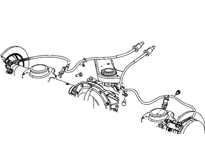 Jeep 52128612AB CLIP Cable Routing