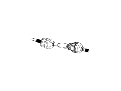 Jeep 52123739AC SHAFT Axle Half