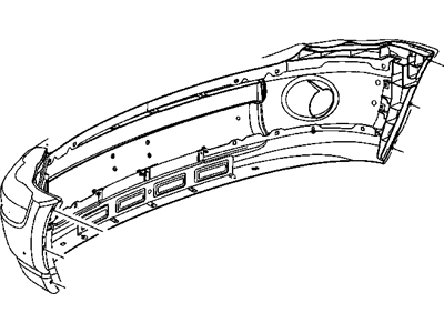 Dodge 55077774AA NERF Fascia Bright