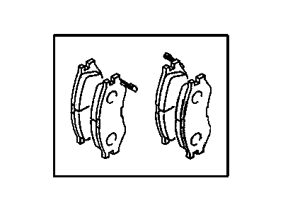 2004 Chrysler Sebring Brake Pad - MR569588