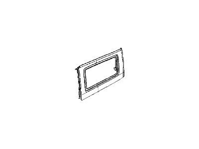 Jeep 1PJ03GW7AI HARDTOP Replacement Parts Are Paint As Required