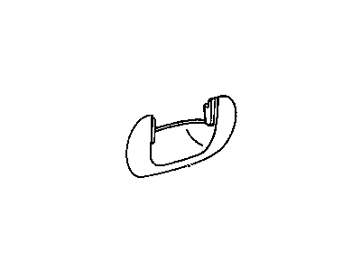Dodge 55074751 ESCUTCHEON Tail Gate Handle