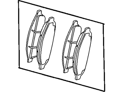 2007 Chrysler Pacifica Brake Pad - 5134358AA