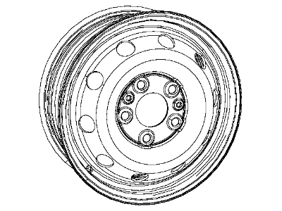 Ram 68159665AA WHEEL Steel