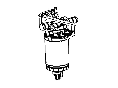 Dodge Nitro Fuel Water Separator Filter - 52129218AC