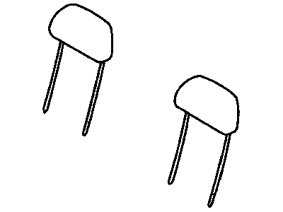 Dodge ZS241D5AA HEADREST Rear