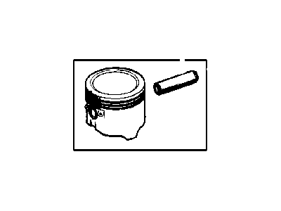 Jeep 4798329AC PISTON PIN AND ROD