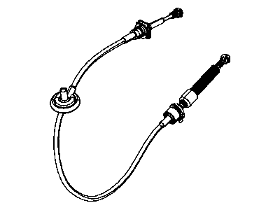 Jeep 52126222AE CABLE TRANSFER CASE SHIFT