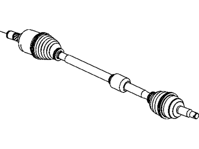 Dodge Caliber Axle Shaft - 5105772AB