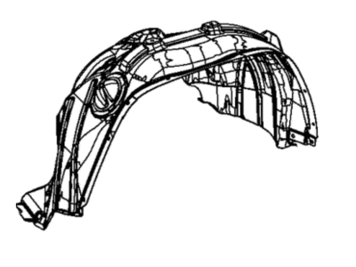 Dodge 68309298AE SILENCER Wheelhouse Inner Front