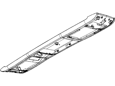 Dodge 1LX511W1AA CONSOLE Overhead