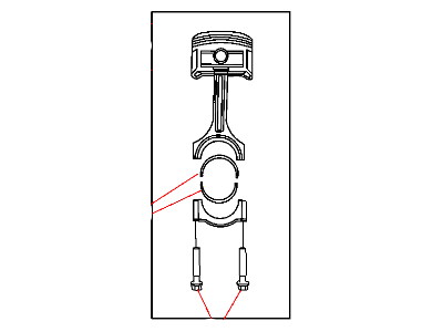 Chrysler 1115A150 BEARING Connecting Rod STD.