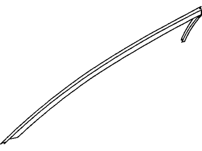 Chrysler MR959943 HOLDER Door Window Weatherstrip