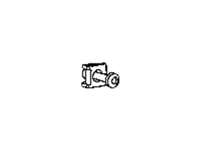 Mopar 6505468AA Bezel Nut, Front