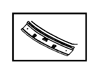 Jeep 55135545AB Windshield Header