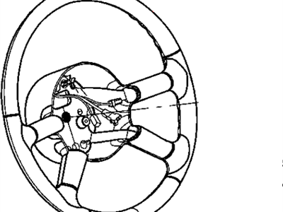2004 Dodge Neon Steering Wheel - WX69XDVAB
