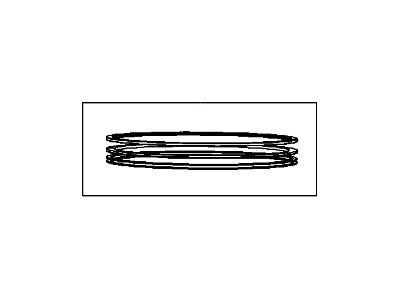 Jeep 68214841AA PISTON RING SET COMPLETE ENGINE STD.