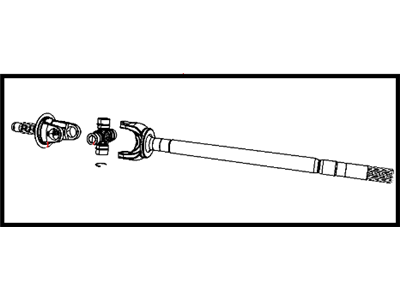 Ram 68065427AB SHAFT Axle