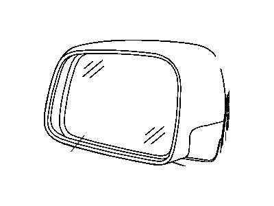 2020 Jeep Grand Cherokee Car Mirror - 68142477AC