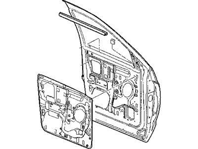 Dodge 55276896AC WEATHERSTRIP Door Belt