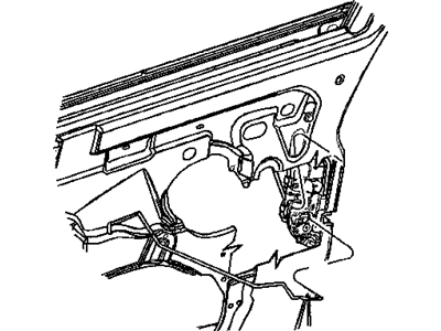 Chrysler 4814584AD LINK Remote Handle to Latch
