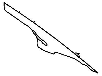 Chrysler LL94RK5AC PANEL Quarter Trim Upper
