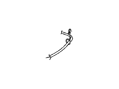 Ram 52009772AC GUIDE Parking Brake Cable