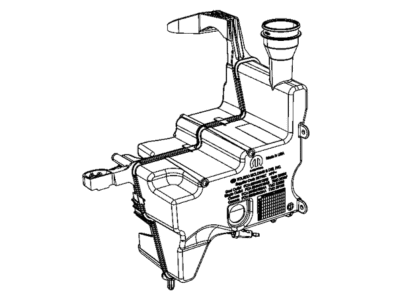 Jeep 68453672AA RESERVOIR Windshield Washer