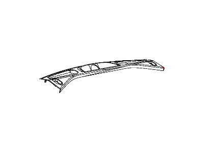 Dodge 1NE03DX9AC SCUFF PLATE Liftgate