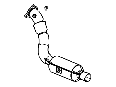 2008 Chrysler Pacifica Catalytic Converter - 4880670AC