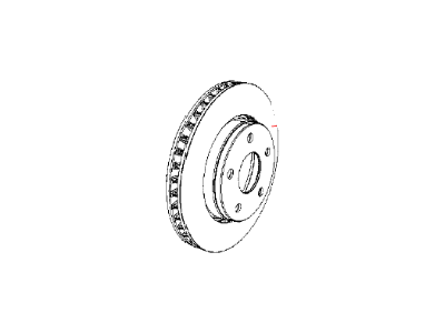 Jeep 52060137AB ROTOR Brake Front