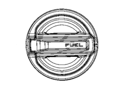 Jeep 68293170AF DOOR Fuel Fill