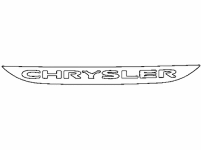 2020 Chrysler Voyager Emblem - 68204971AA